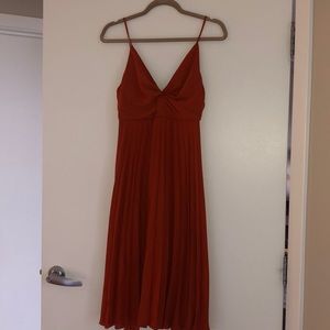 ASOS Petite burnt orange midi dress - NWT